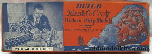 Ideal Aeroplane & Supply Sea Witch Clipper - 12 Inch Long Wooden Ship Kit with Molded Hull plastic model kit